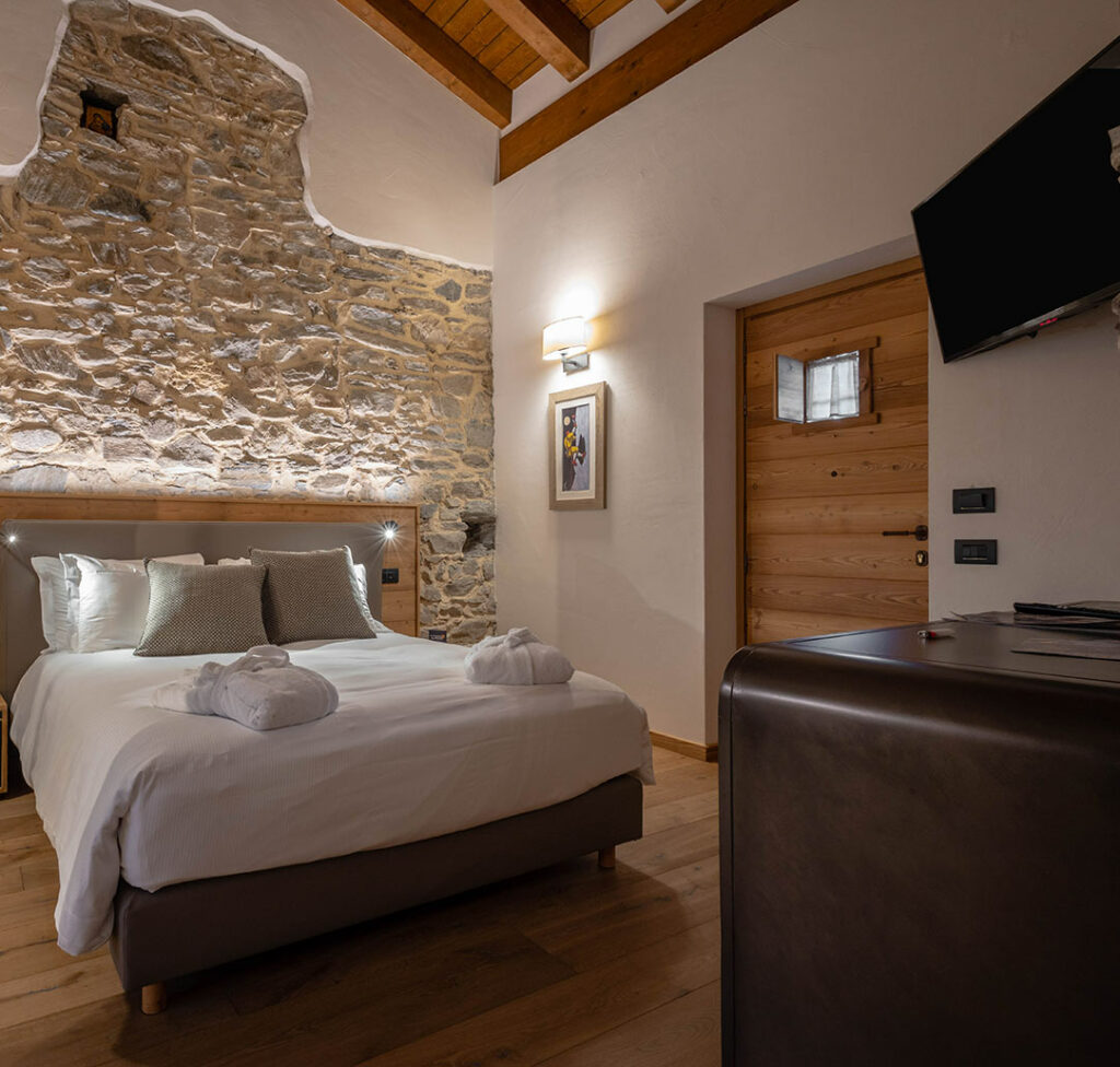 camera con jacuzzi ad aosta