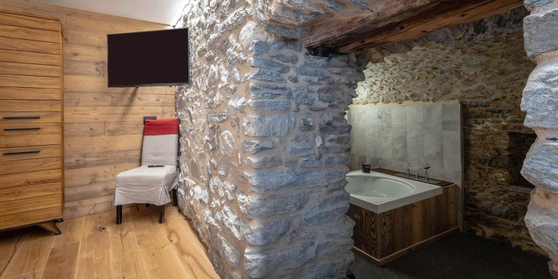 camera con jacuzzi ad aosta