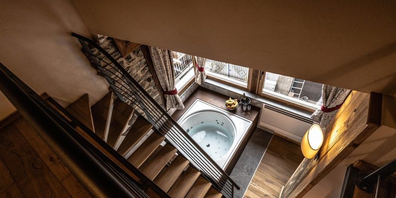 suite jacuzzi in val d'aosta