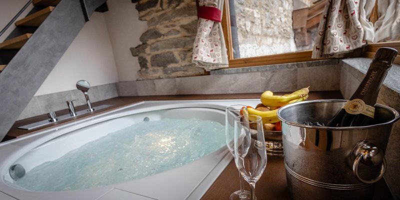 suite jacuzzi in val d'aosta