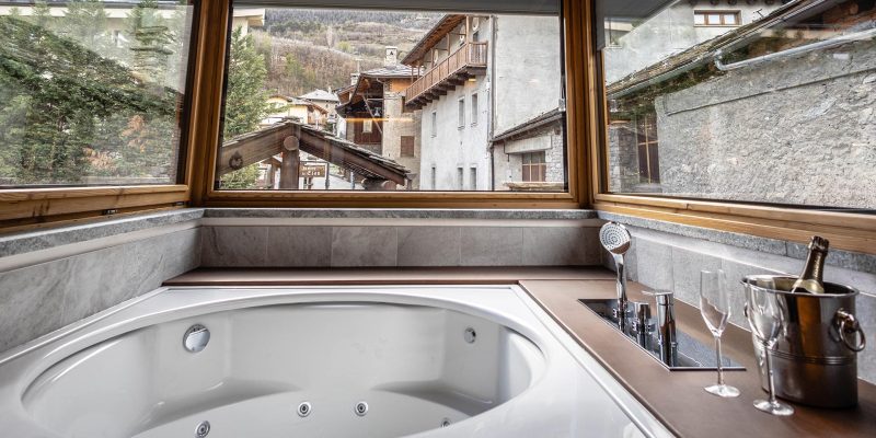 suite jacuzzi in valle d'aosta